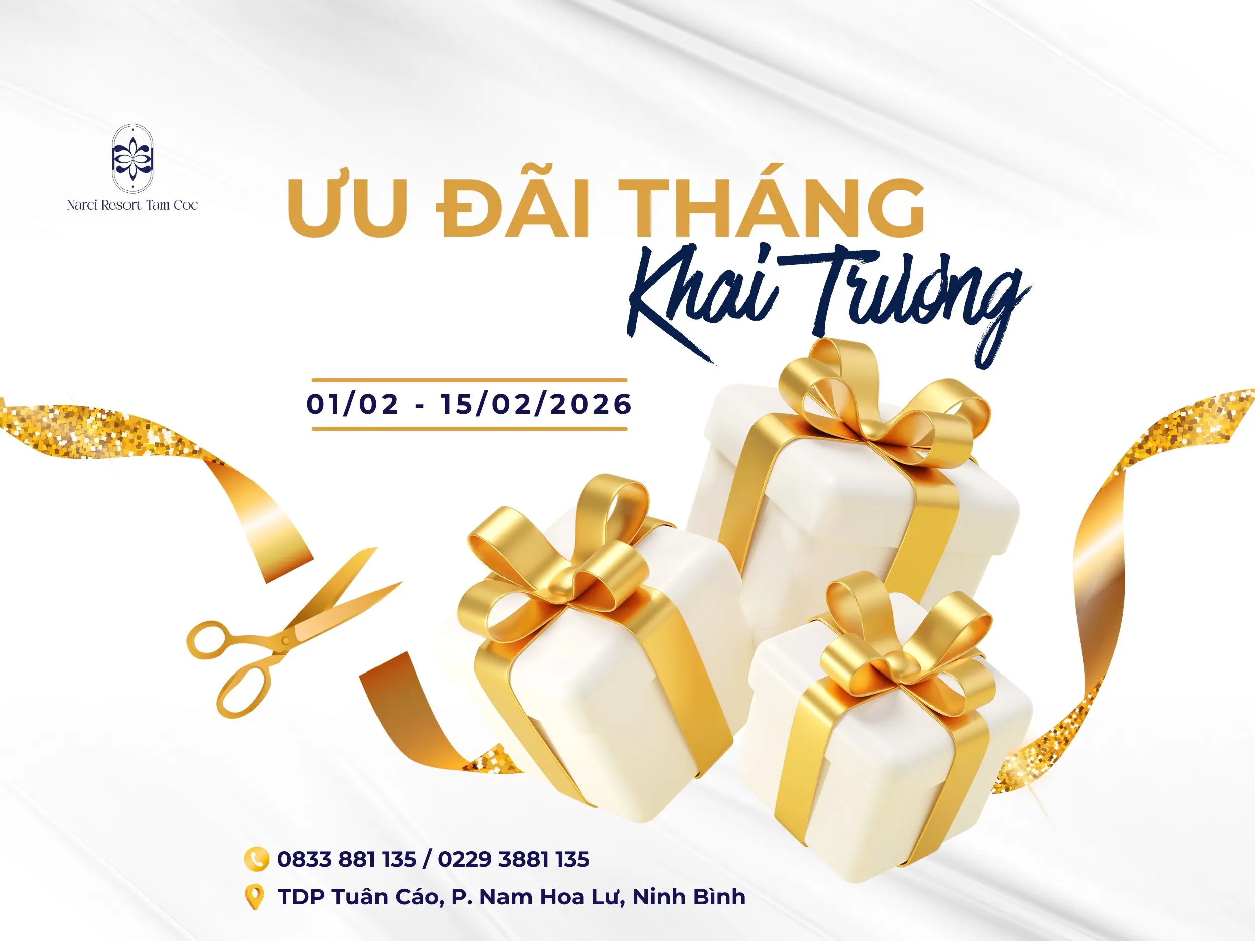 Bùng nổ khuyến mãi tháng khai trương